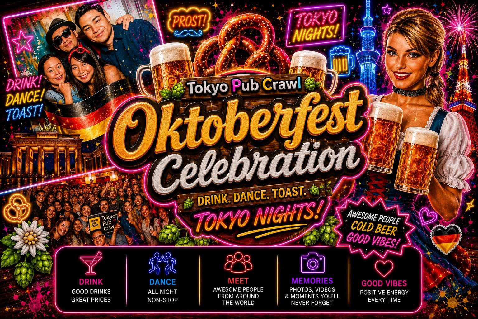 Tokyo Pub Crawl Sake Party