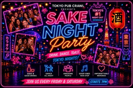 Tokyo Pub Crawl events for August 7 and August 8, 2026